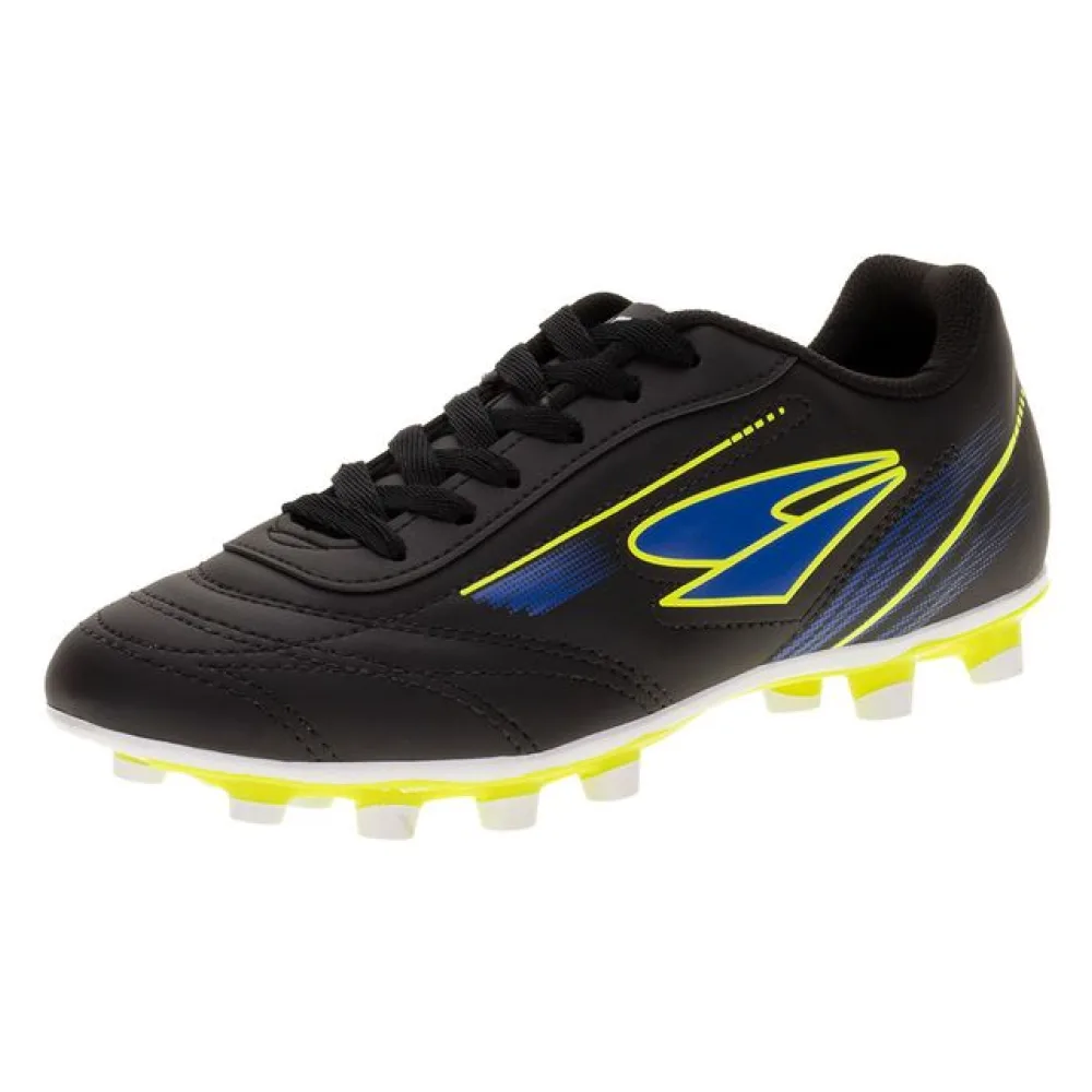 Chuteira Masculina Campo Foorcy Dray - 324 PRETO/VERDE 38