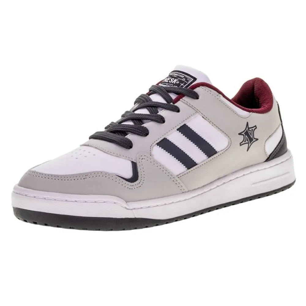 Tênis Masculino Nesk - C5722 BRANCO/CINZA 40