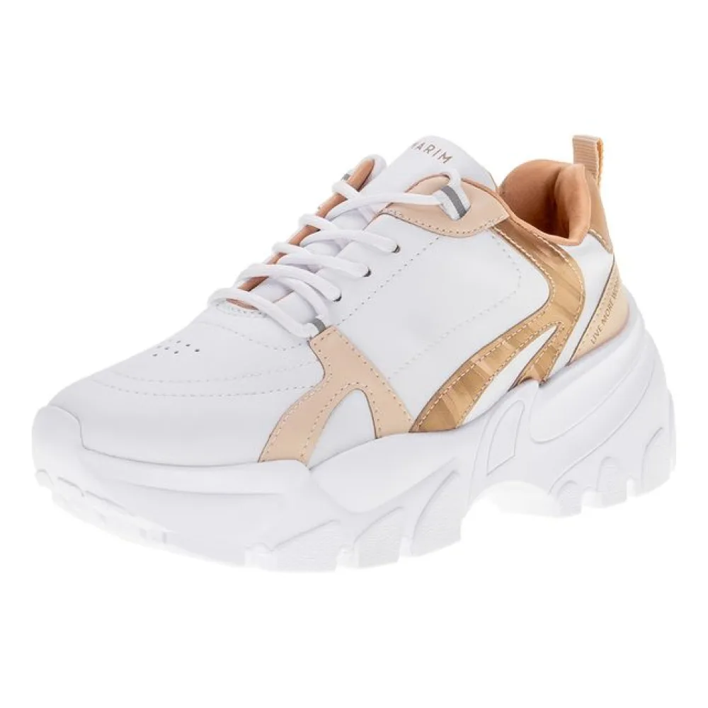 Tênis Feminino Dad Sneaker Ramarim - 2385204 BRANCO/BEGE 34
