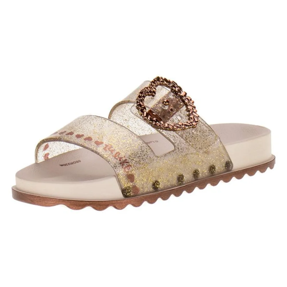Sandália Infantil Slide Luluca Star Grendene Kids - 22441 BEGE 28