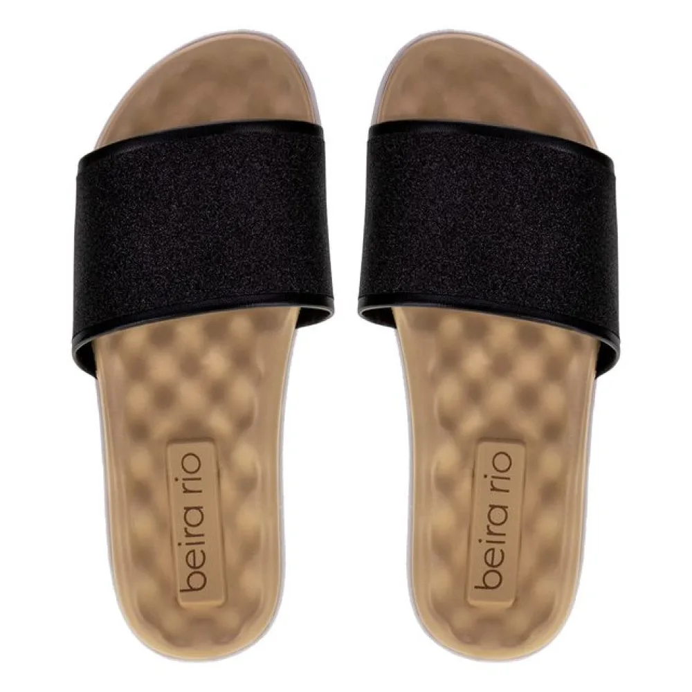 Chinelo Feminino Slide Beira Rio - 8360353 PRETO 34