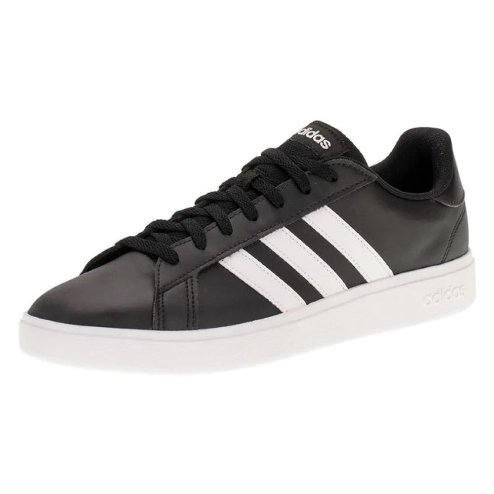 Tênis Masculino Grand Court Base 2.0 Adidas - IQ5680 PRETO 39