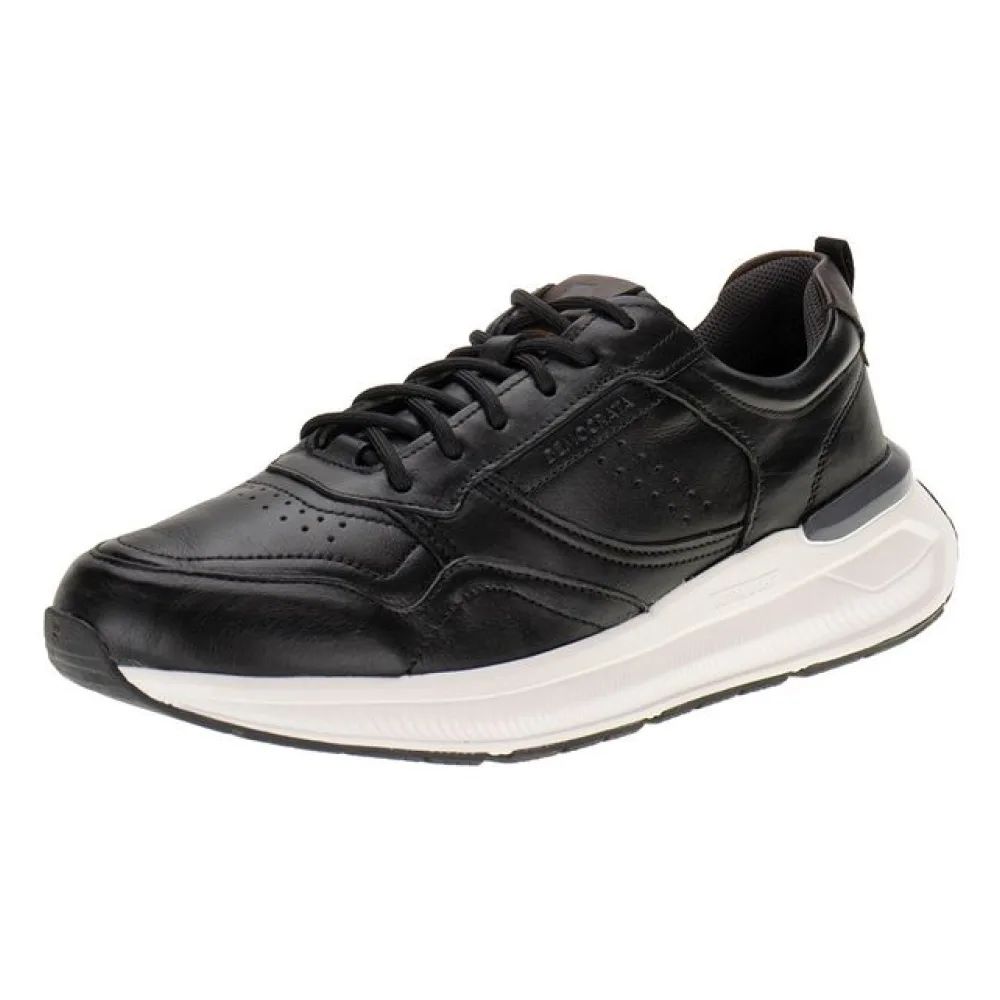 Sapatênis Masculino Brad Ultra Light Democrata 527101 PRETO 38