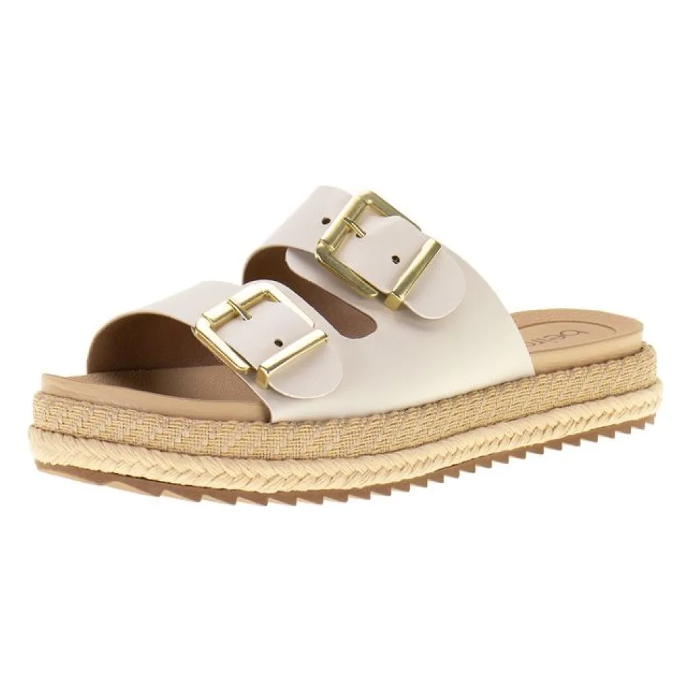 Sandália Feminina Conforto Beira Rio - 83541539 MARFIM 34