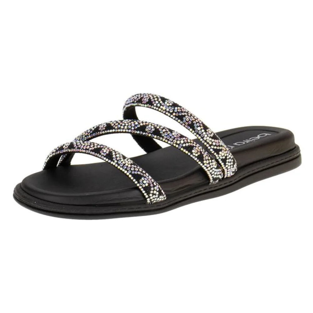 Tamanco Feminino Flat Beira Rio 8488108 PRETO 34
