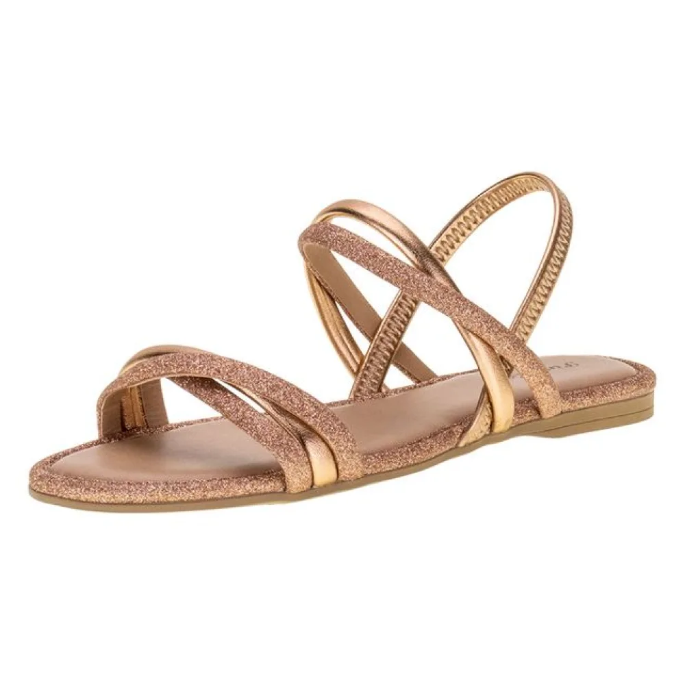 Sandália Infantil Feminina Pink Cats - V3907 BRONZE 28