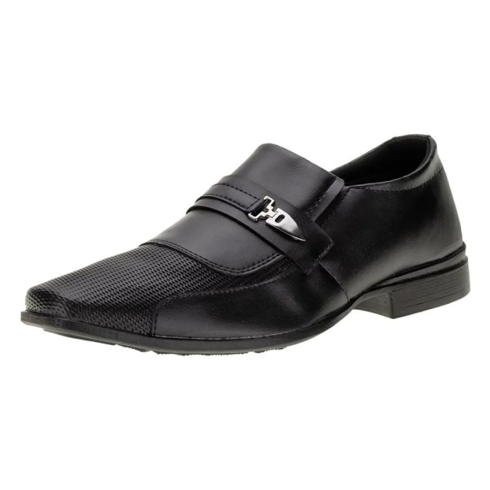 Sapato Masculino Social Mais Leve 608 PRETO 37