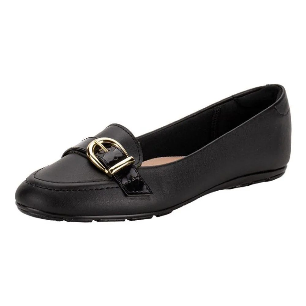 Sapatilha Feminina Flat Moleca 5800111 PRETO 34