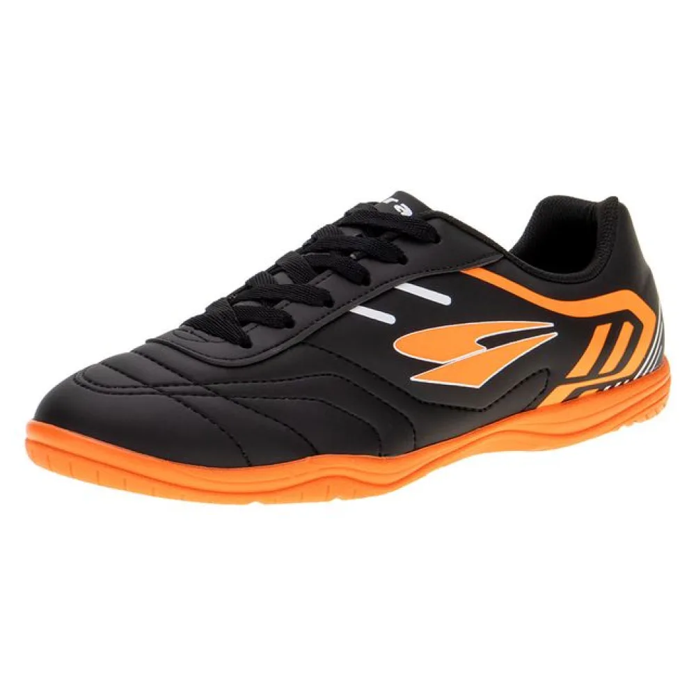 Chuteira Masculina Indoor Spedy Dray - 301 PRETO/LARANJA 38