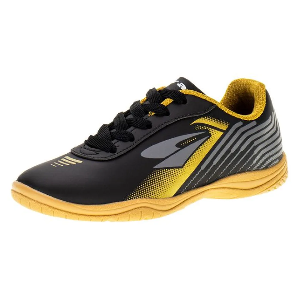 Chuteira Infantil Indoor Spedy Dray - 302 PRETO/BEGE 28