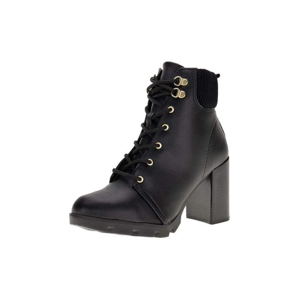 Bota Feminina Coturno Beira Rio - 9074103 PRETO 34