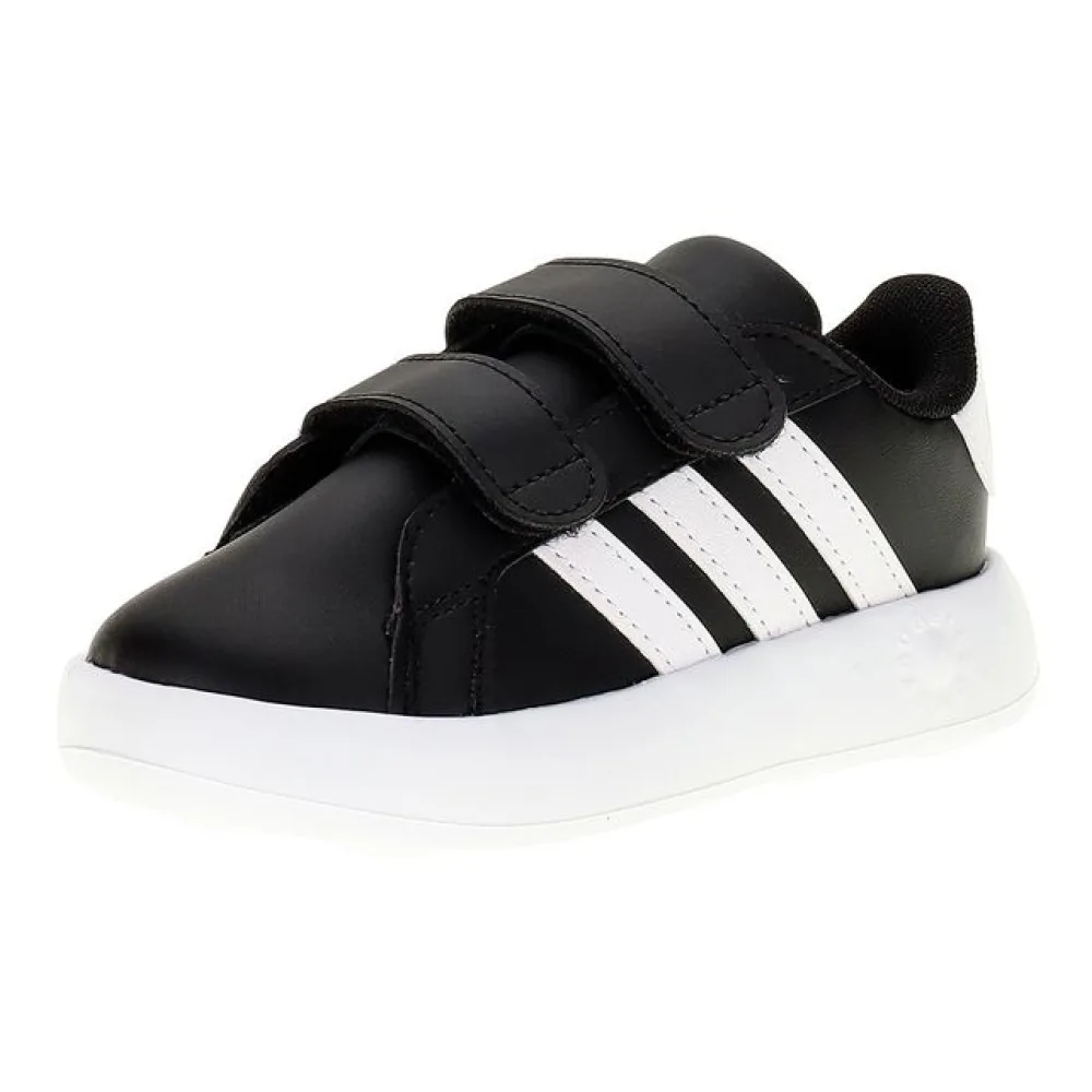 Tênis Infantil Grand Court 2.0 Adidas - ID5267 PRETO/BRANCO 22