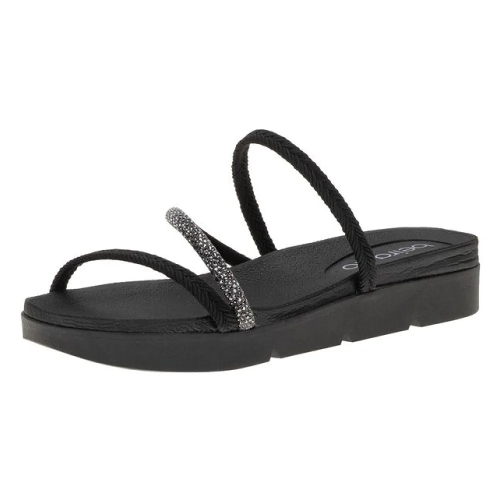 Tamanco Feminino Flat Beira Rio - 8387533 PRETO 38