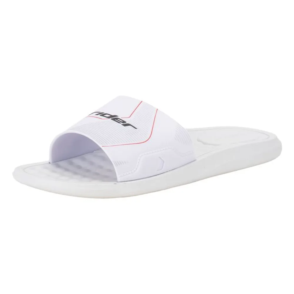 Chinelo Masculino Slide Step Rider - 12265 BRANCO/VERMELHO 40