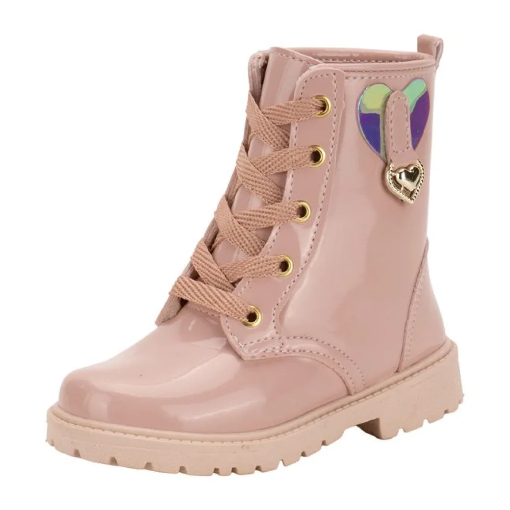 Bota Infantil Feminina Coturno Gracinha 812 ROSA 22