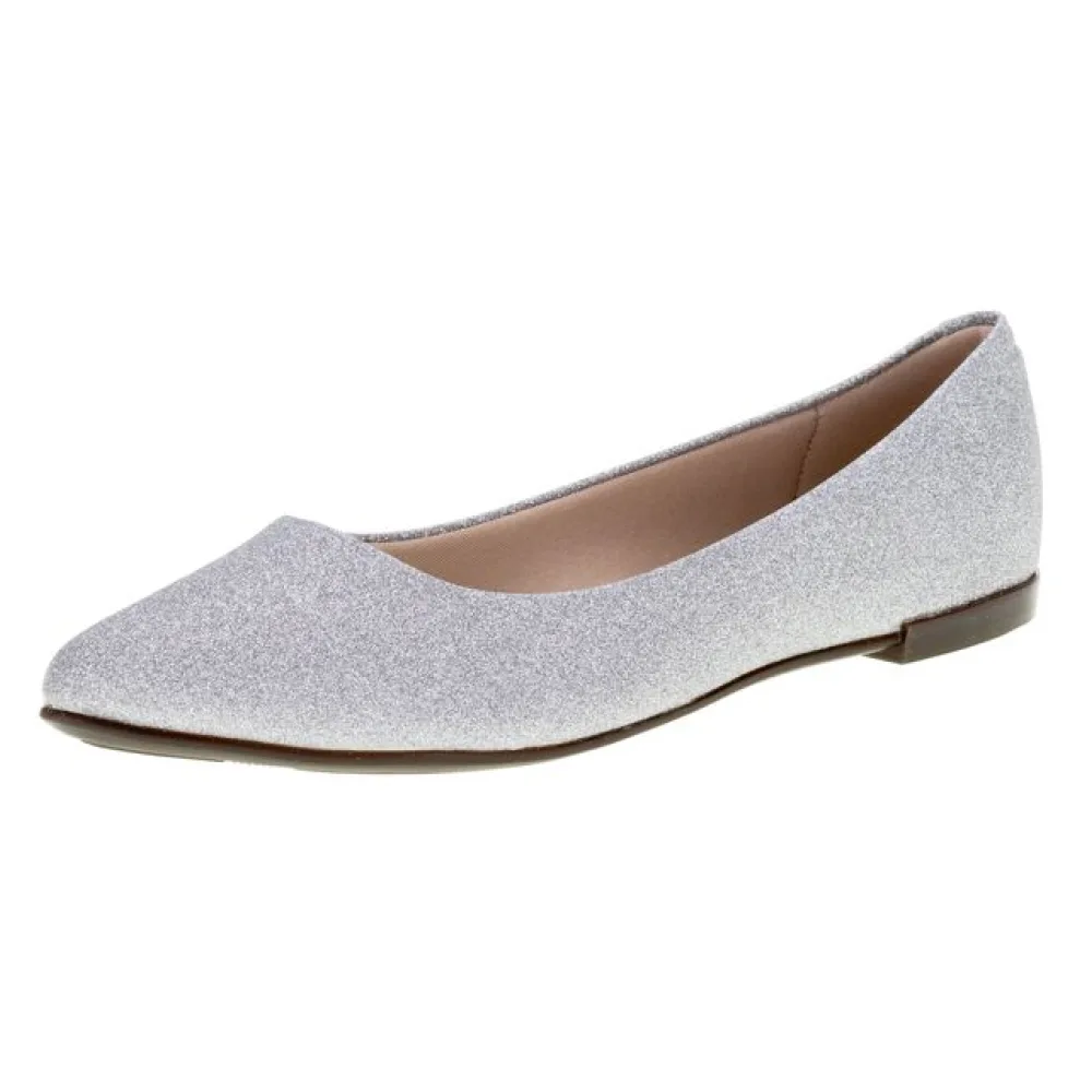 Sapatilha Feminina Gliter Moleca - 5301209 PRATA 34