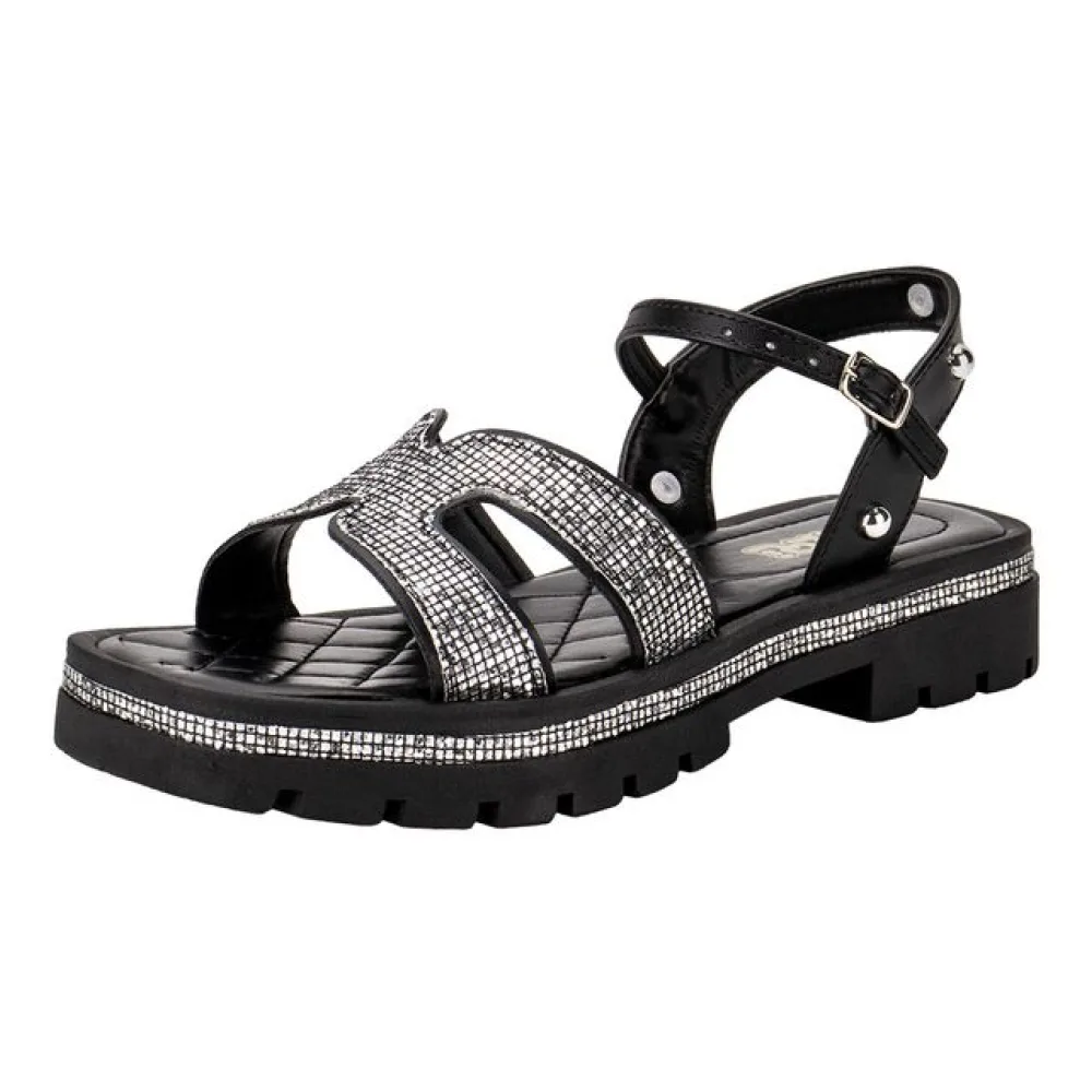 Sandália Infantil Feminina NilQi 3001 PRETO 28