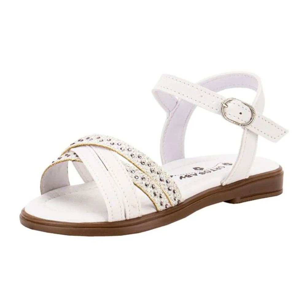 Sandália Infantil Feminina Ortobaby 19041 BRANCO 21