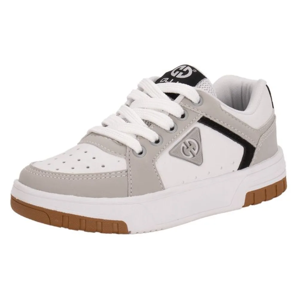 Tênis Infantil Masculino Volt 2 Ollie 401 BRANCO/CINZA 28