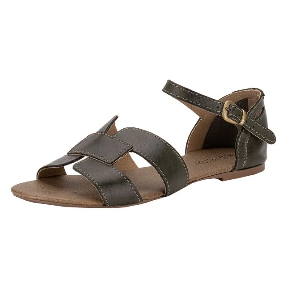 Sandália Feminina Flat Miss Western 128T VERDE 34