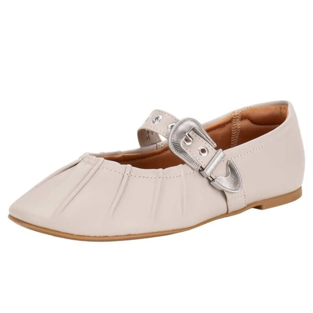 Sapatilha Feminina Flat Vizzano 1443104 TAUPE 34