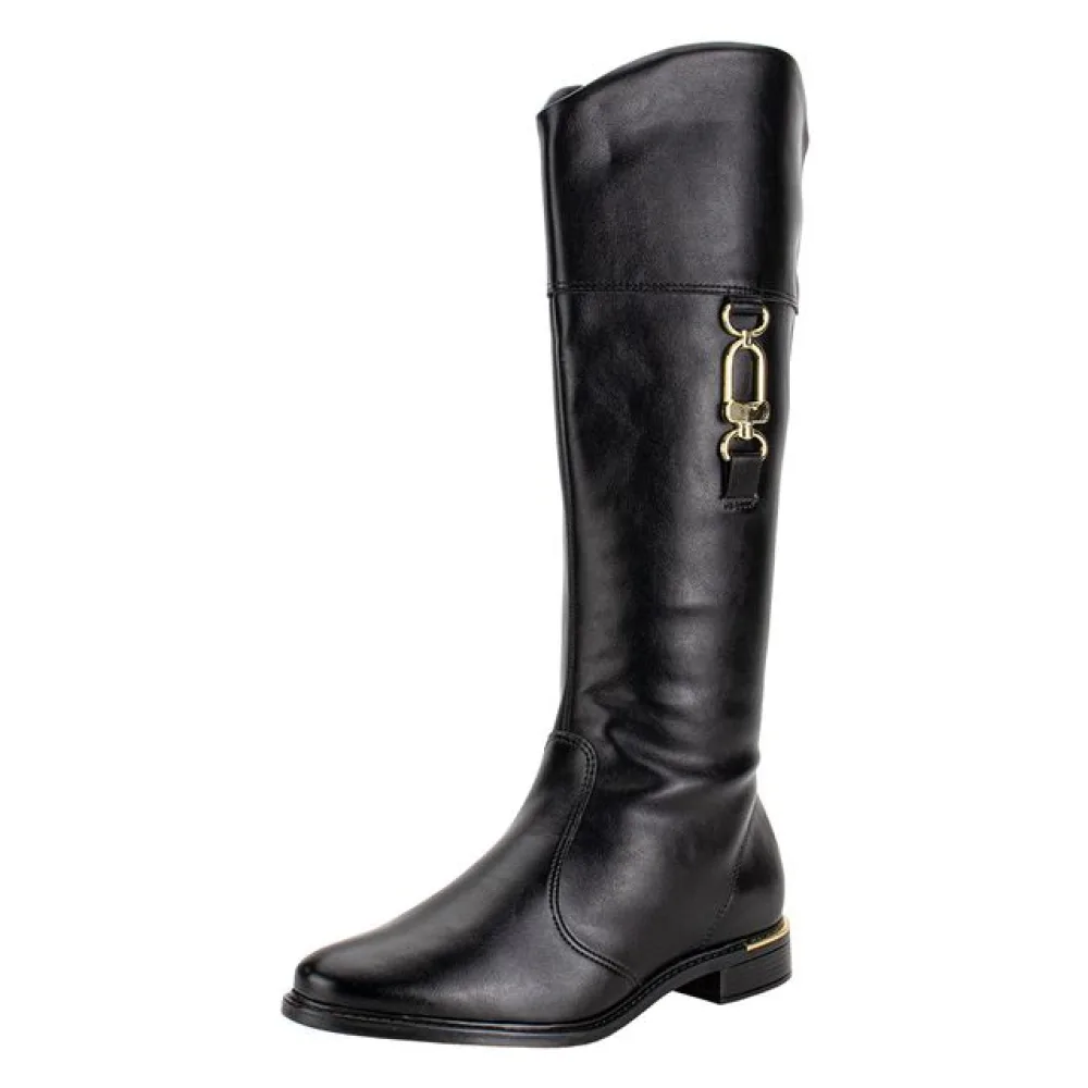 Bota Feminina Cano Alto Vizzano 3077112 PRETO 34