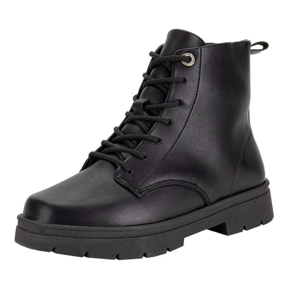 Bota Feminina Coturno Vizzano 3101101 PRETO 34