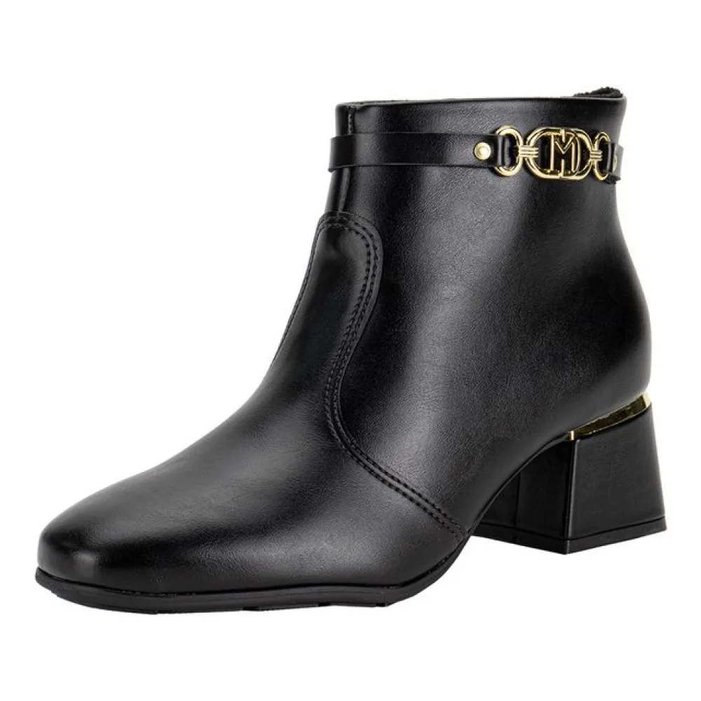 Bota Feminina Cano Baixo Modare 7082102 PRETO 34