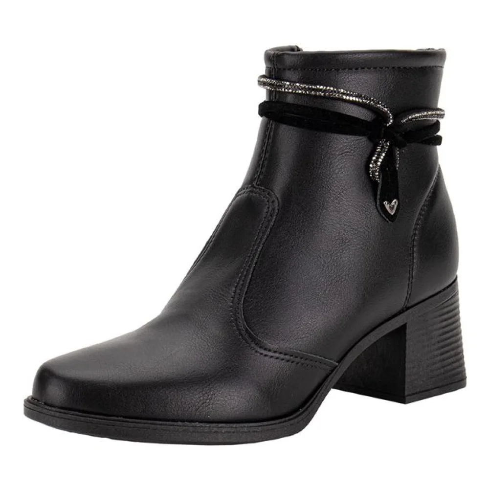 Bota Feminina Cano Baixo Mississipi MC852 PRETO 35