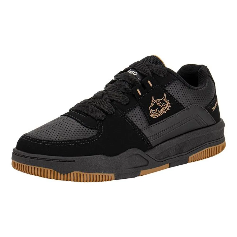 Tênis Masculino Zand Red Nose 861 PRETO/BEGE 37
