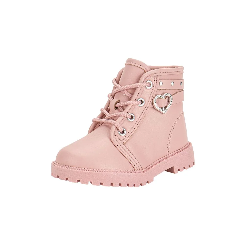Bota Infantil Coturno Molekinha 2126526 ROSA 17