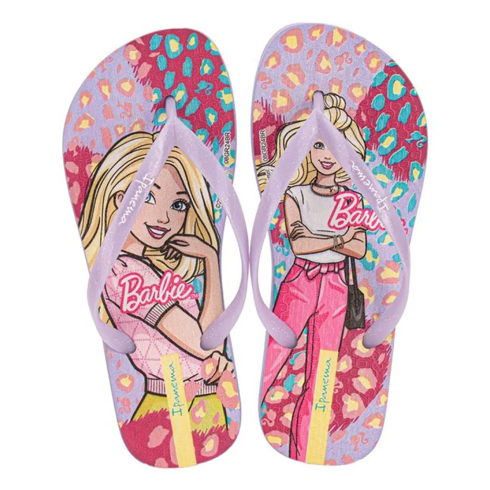 Chinelo Infantil Feminino Barbie Meu Encanto Ipanema 27291 LILÁS 29/30
