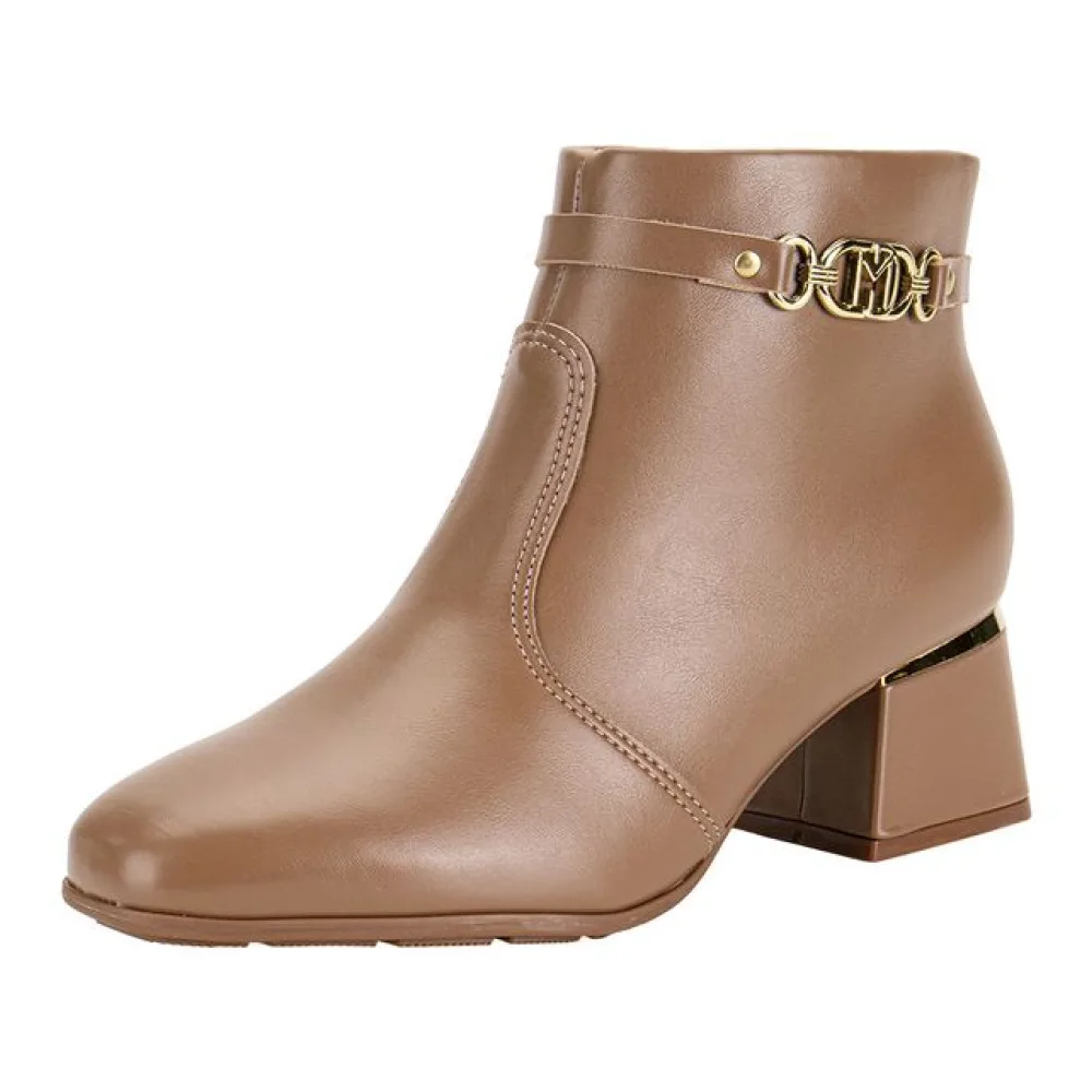 Bota Feminina Cano Baixo Modare 7082102 TAUPE 35