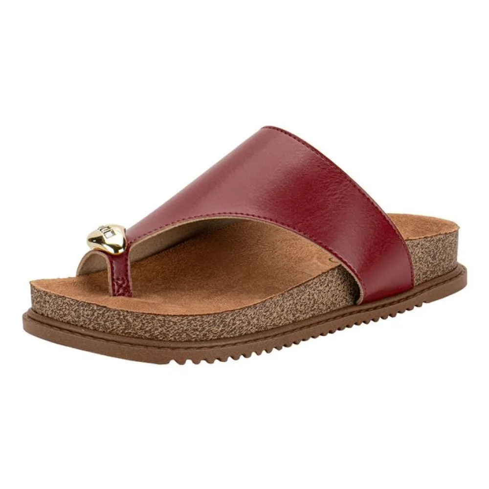 Tamanco Feminino Flat Beira Rio 8524110 VERMELHO 34