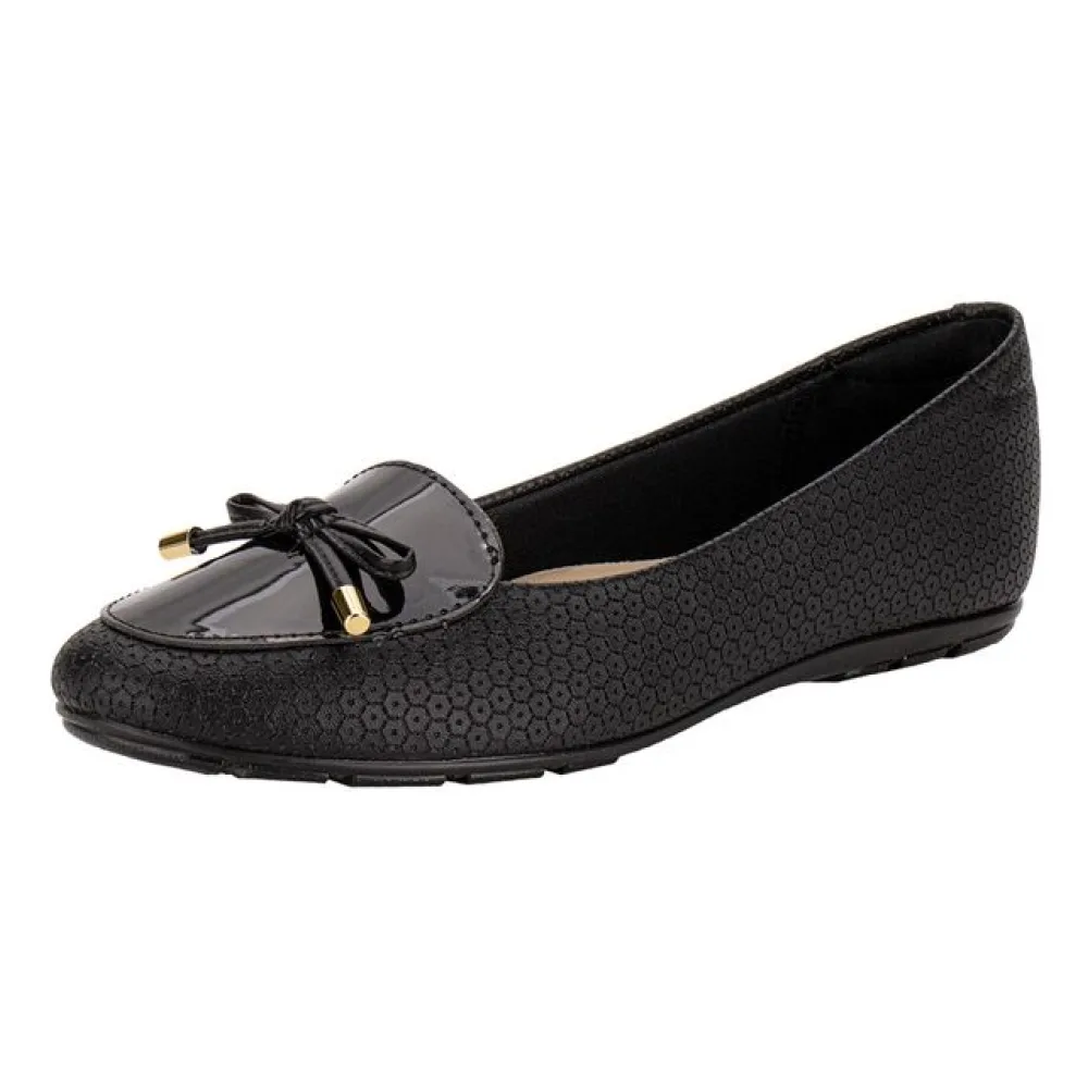 Sapatilha Feminina Flat Moleca 5800105 PRETO 34