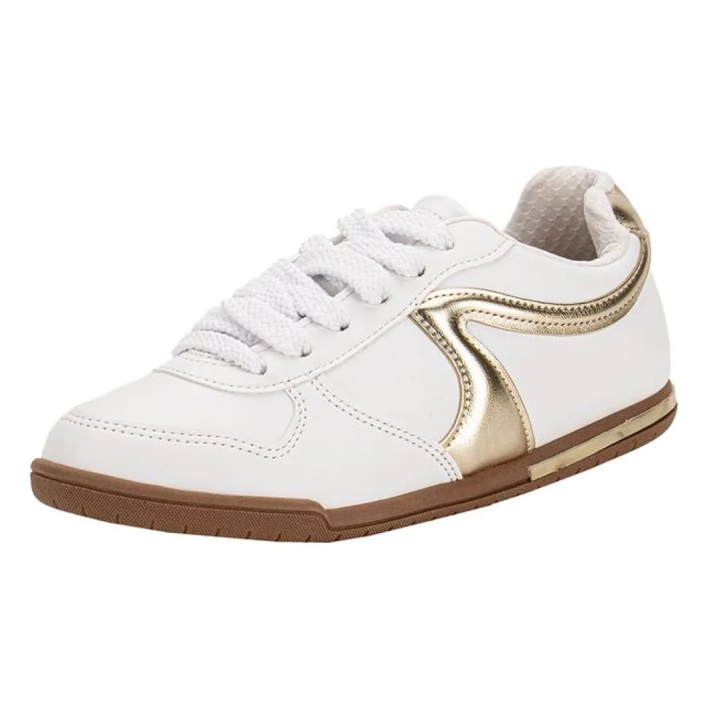 Tênis Feminino Casual Beira Rio 4326101 BRANCO/DOURADO 34
