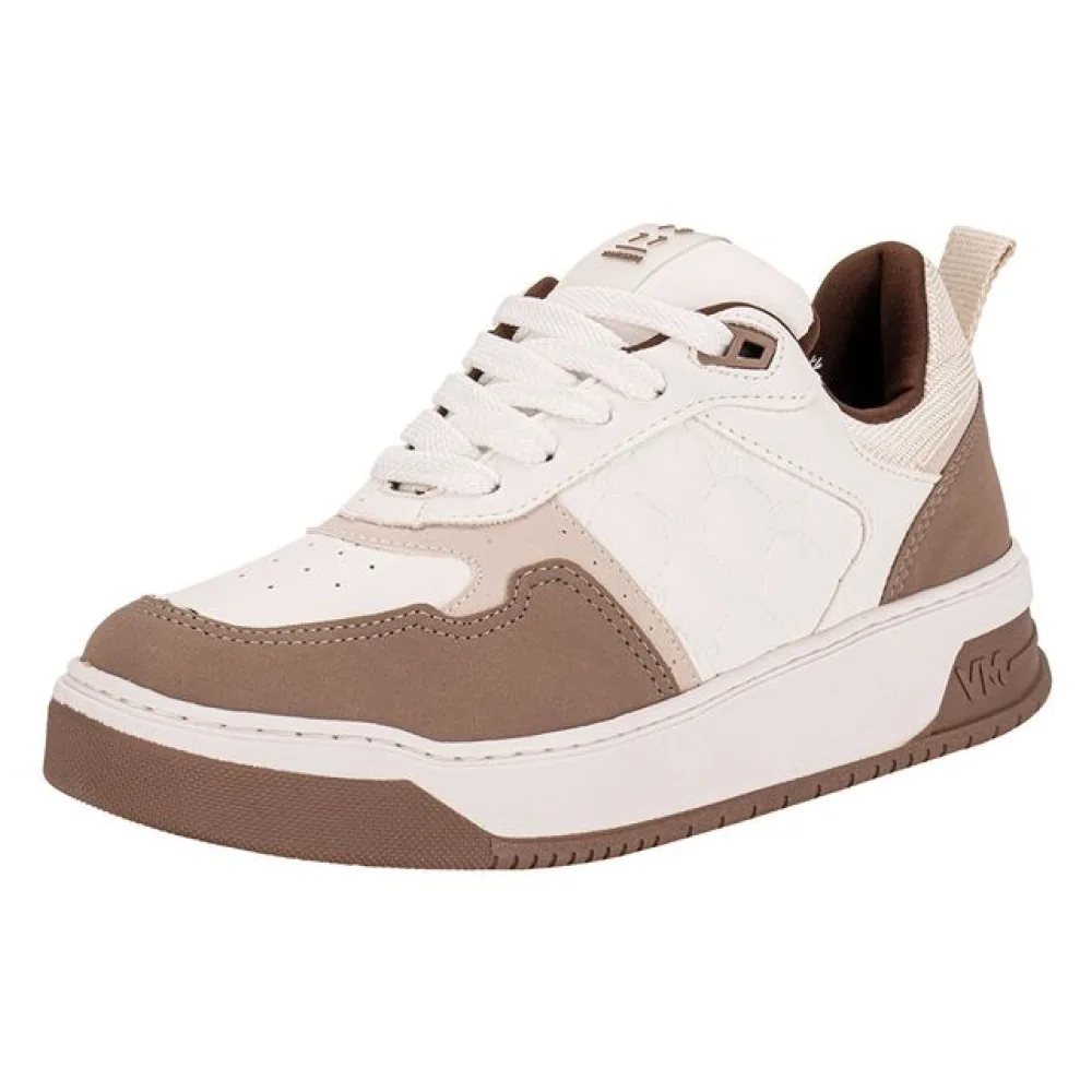 Tênis Feminino Casual Via Marte 232001 BEGE/BRANCO 34