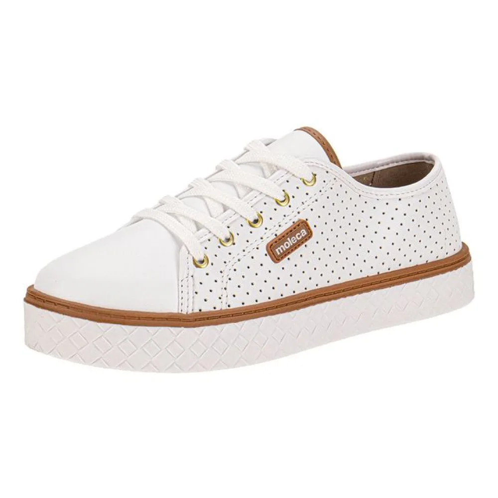 Tênis Feminino Casual Moleca 5712205 BRANCO 34