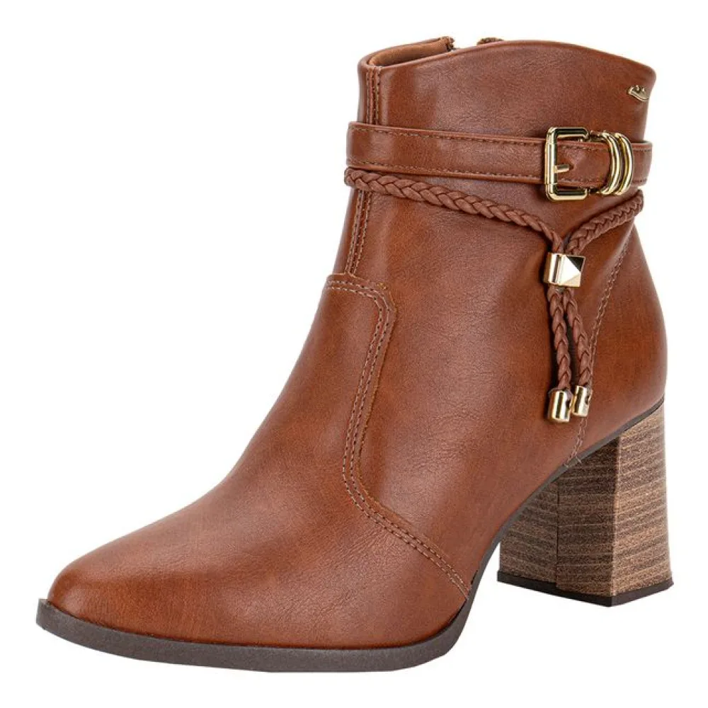 Bota Feminina Cano Baixo Dakota DA781 CARAMELO 34