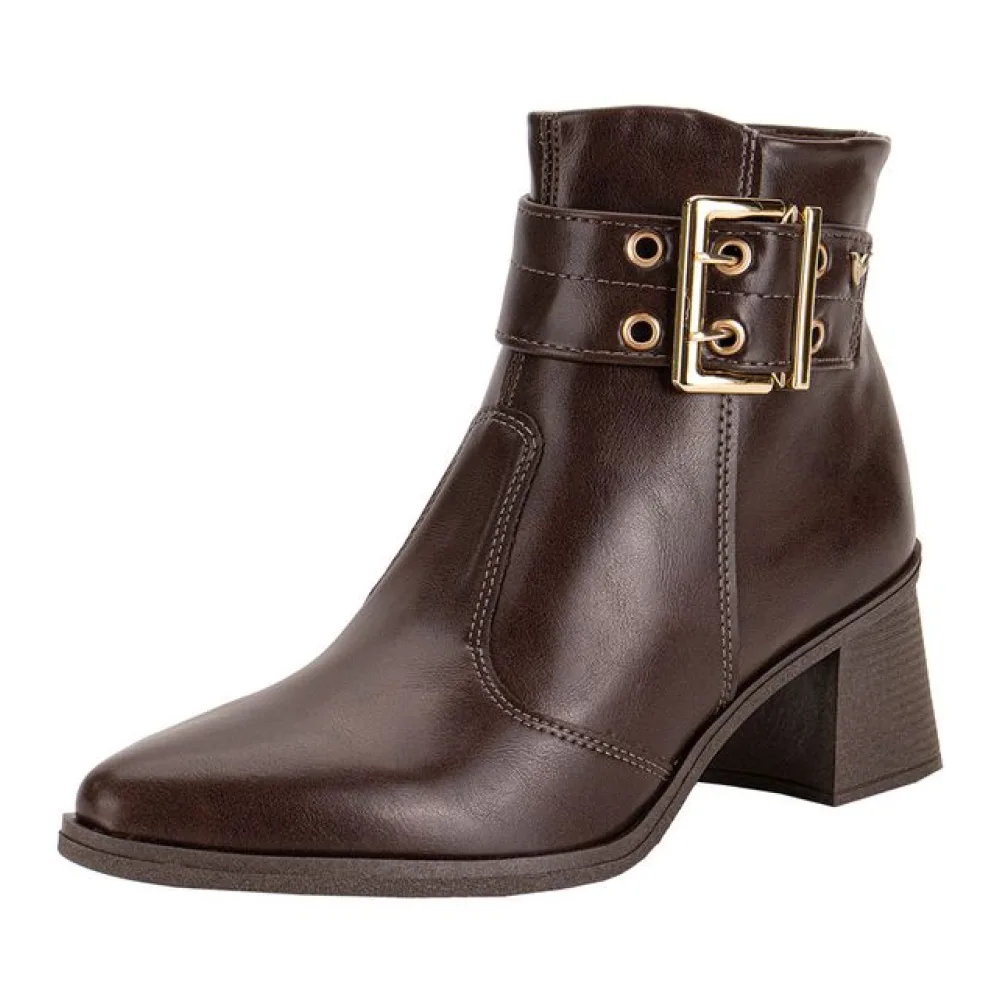 Bota Feminina Cano Baixo Mississipi ME311 CAFÉ 34