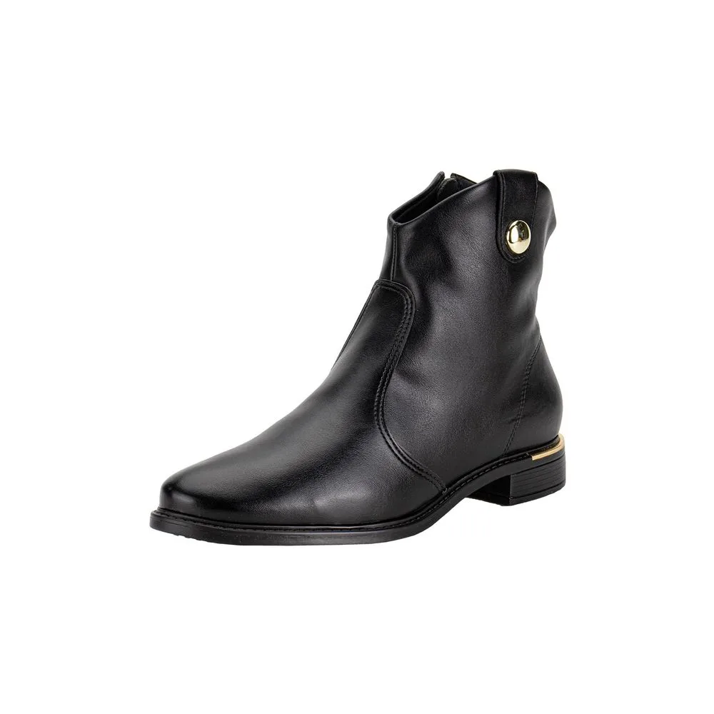 Bota Feminina Cano Baixo Vizzano 3077120 PRETO 34