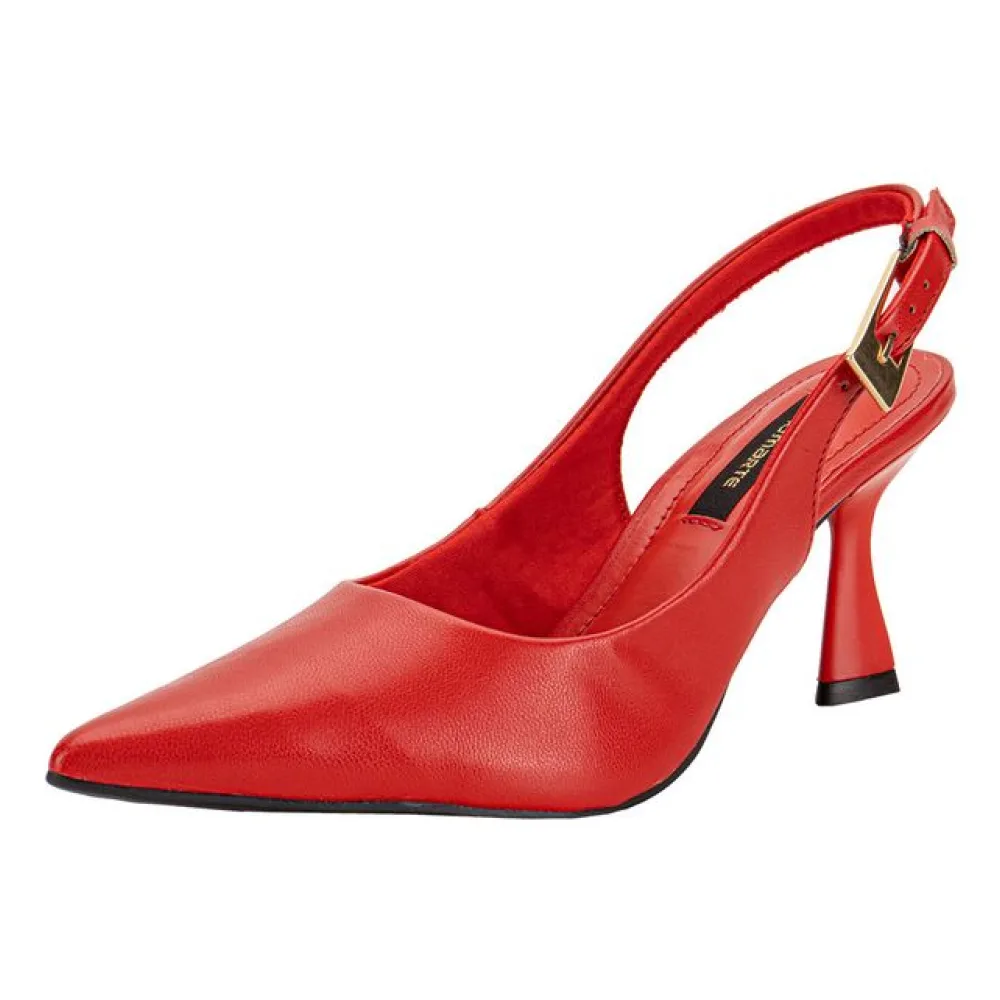 Sapato Feminino Salto Taça Via Marte 145012 VERMELHO 34