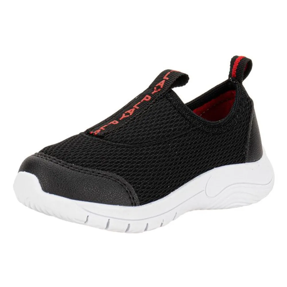 Tênis Infantil Masculino Lugui Baby 19053 PRETO/VERMELHO 21