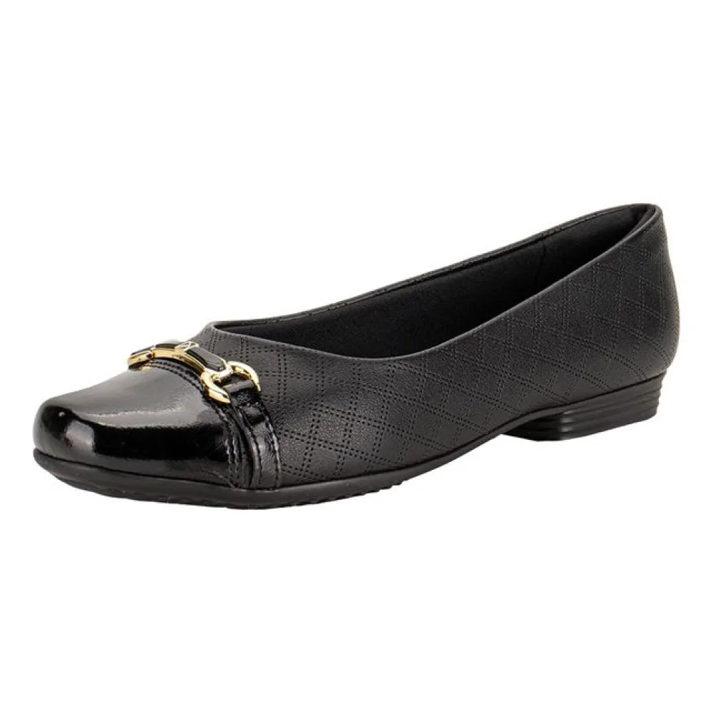 Sapatilha Feminina Flat Piccadilly 250259 PRETO 37