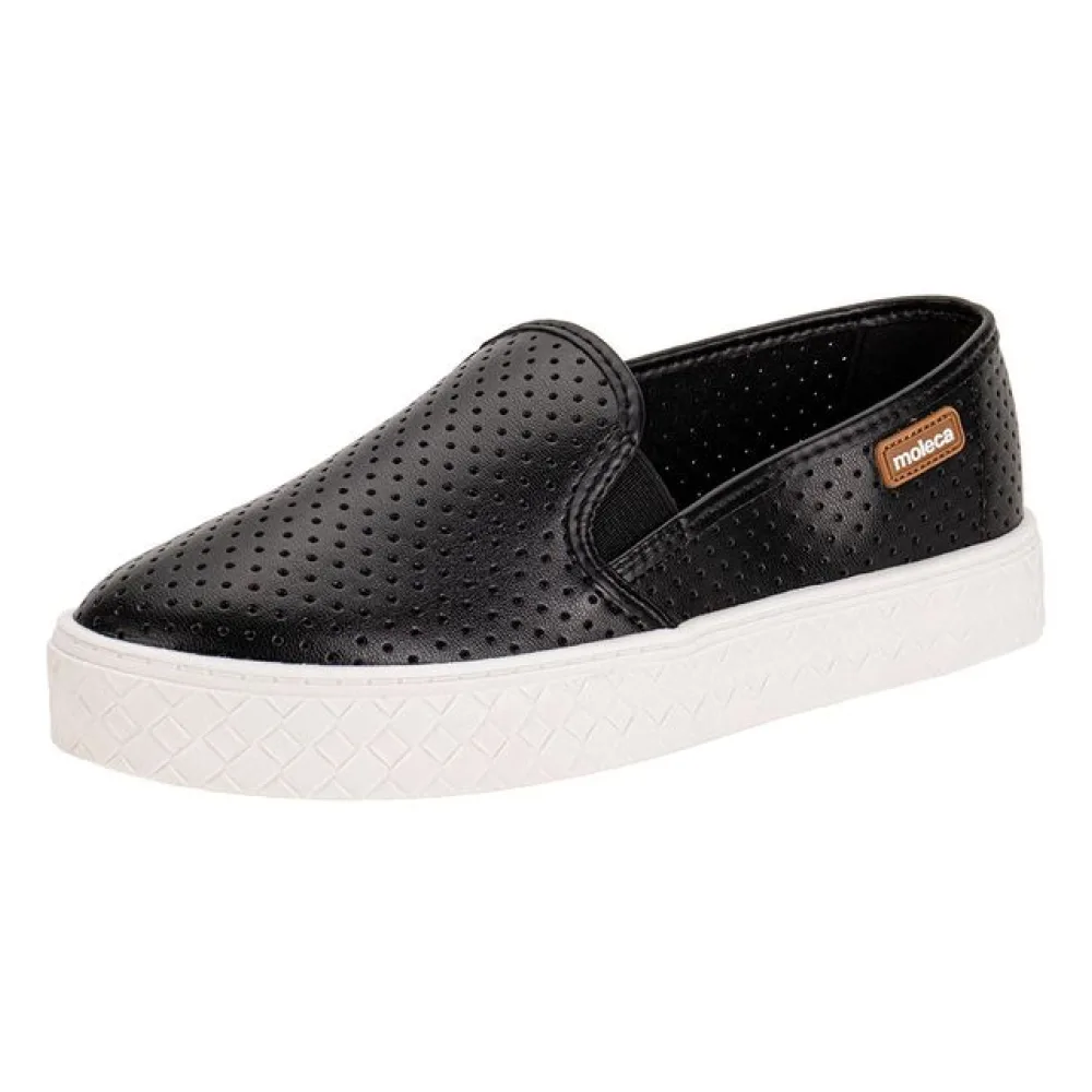 Tênis Feminino Casual Moleca 5712304 PRETO 34