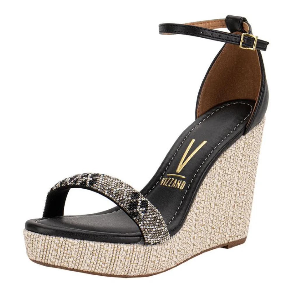 Sandália Feminina Anabela Vizzano 62832115 PRETO 34