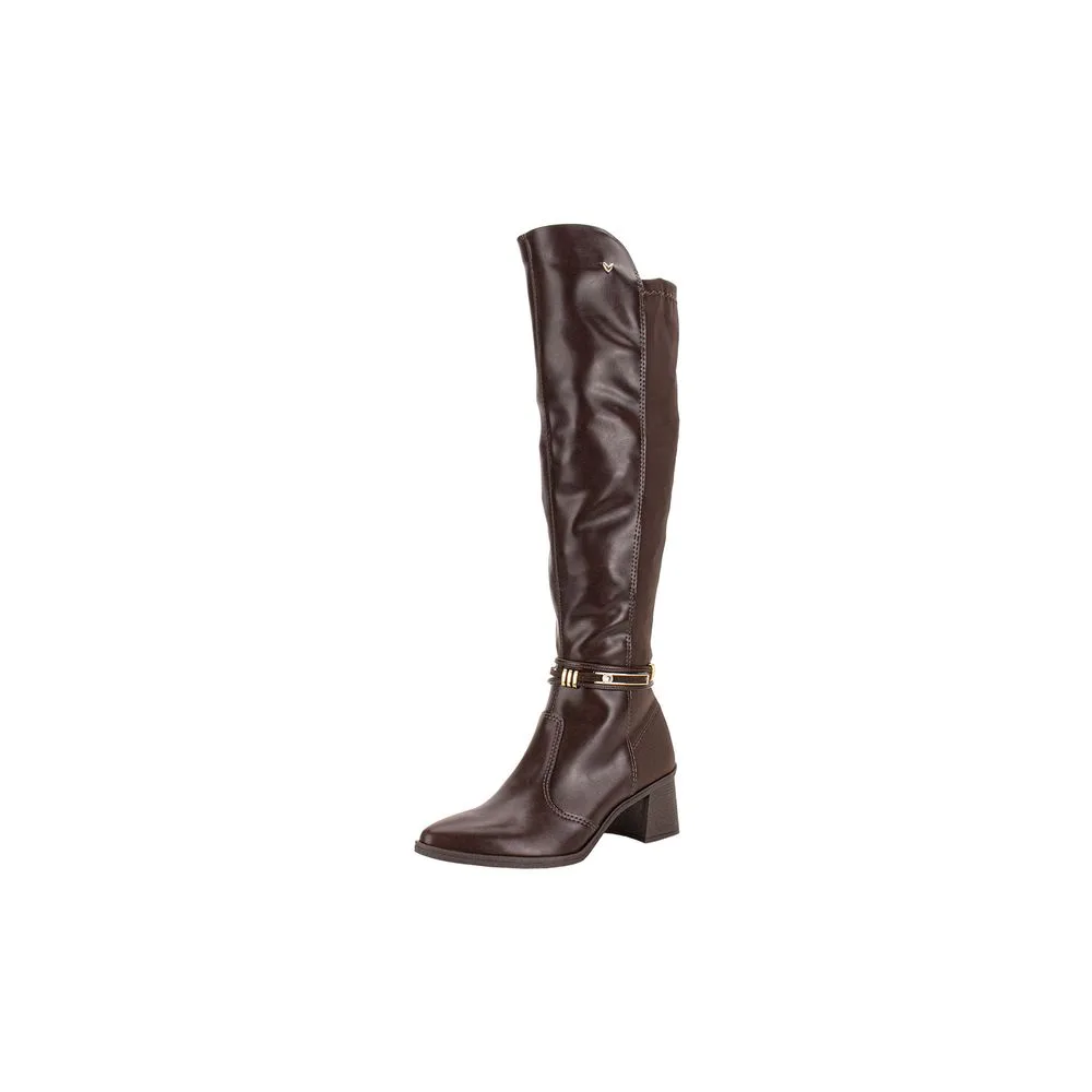 Bota Feminina Cano Alto Mississipi ME771 CAFÉ 34