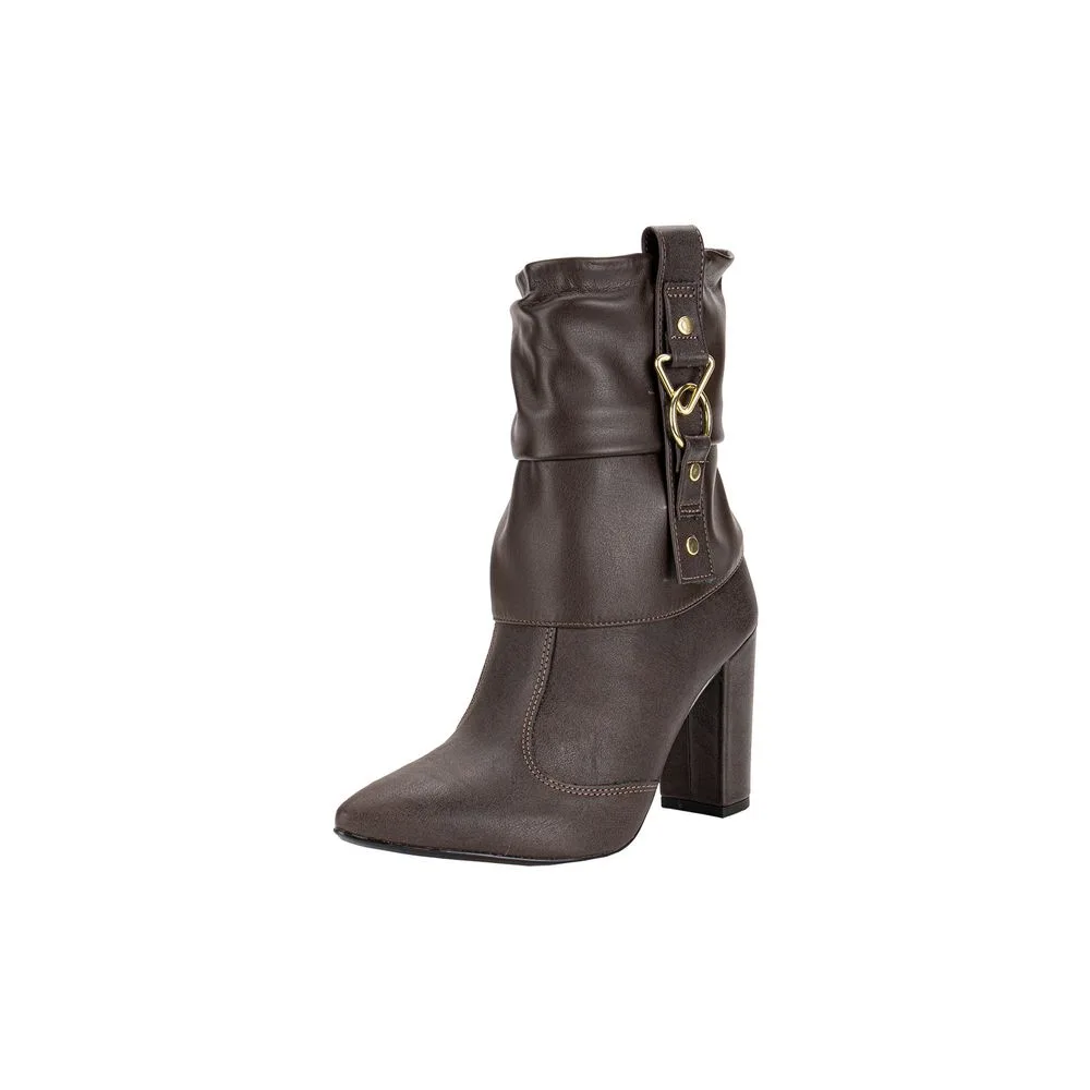 Bota Feminina Cano Baixo Vizzano 3105102 CAFÉ 34