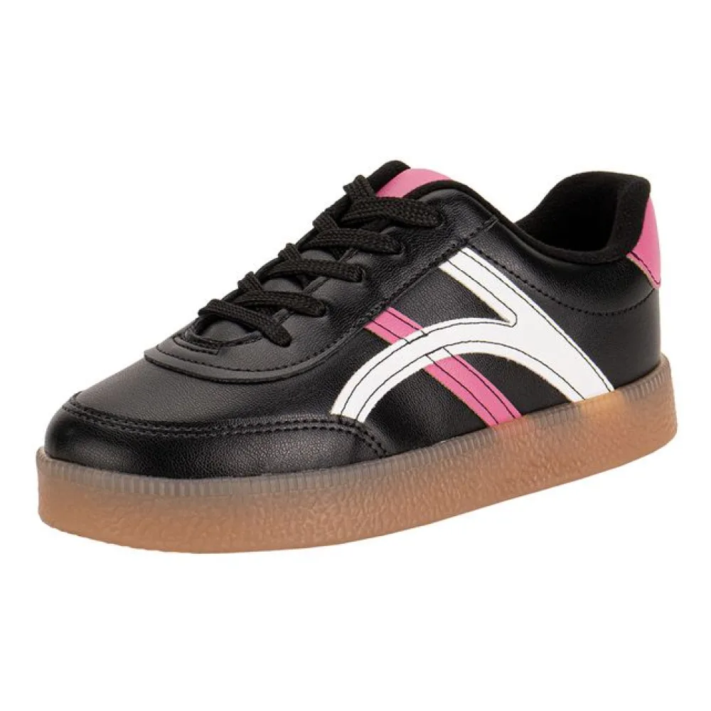 Tênis Infantil Feminino Molekinha 2582103 PRETO/ROSA 27
