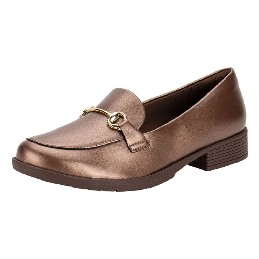 Mocassim Feminino Piccadilly 653001 BRONZE 36